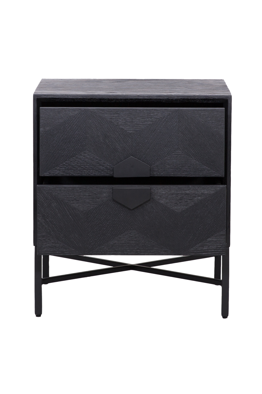 Black Wooden Chest of Drawers | Oroa.com