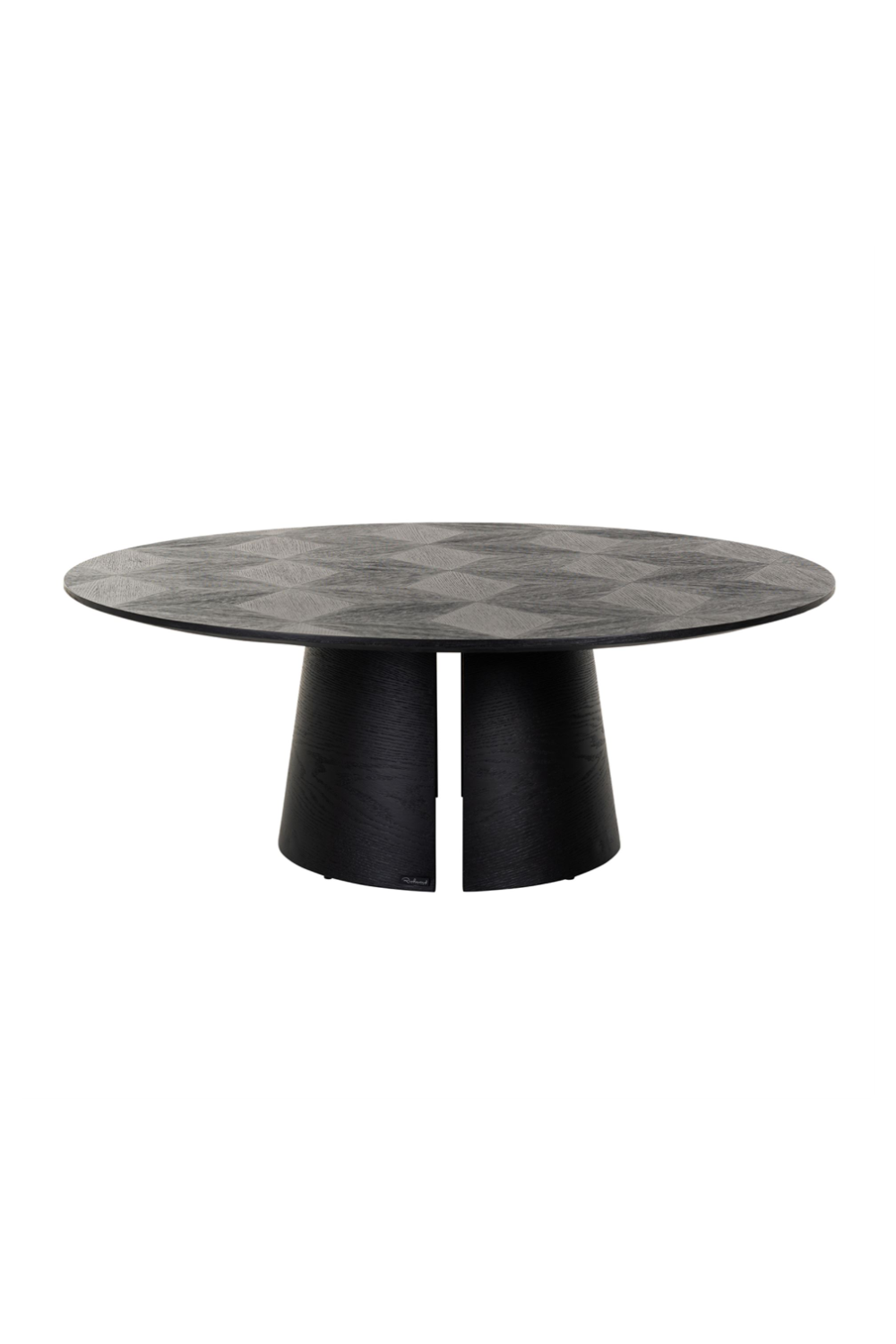 Black Oak Pedestal Coffee Table | Richmond Interiors Blax | Oroa.com