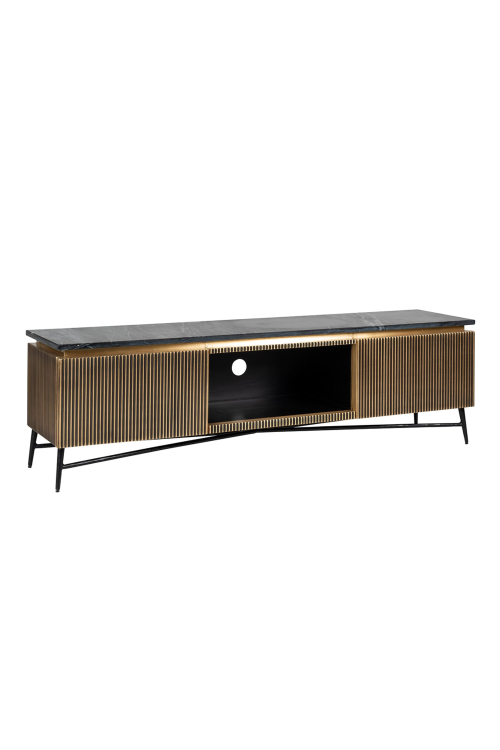 Modern Industrial TV Unit | Richmond Interiors Ironville | Oroa.com