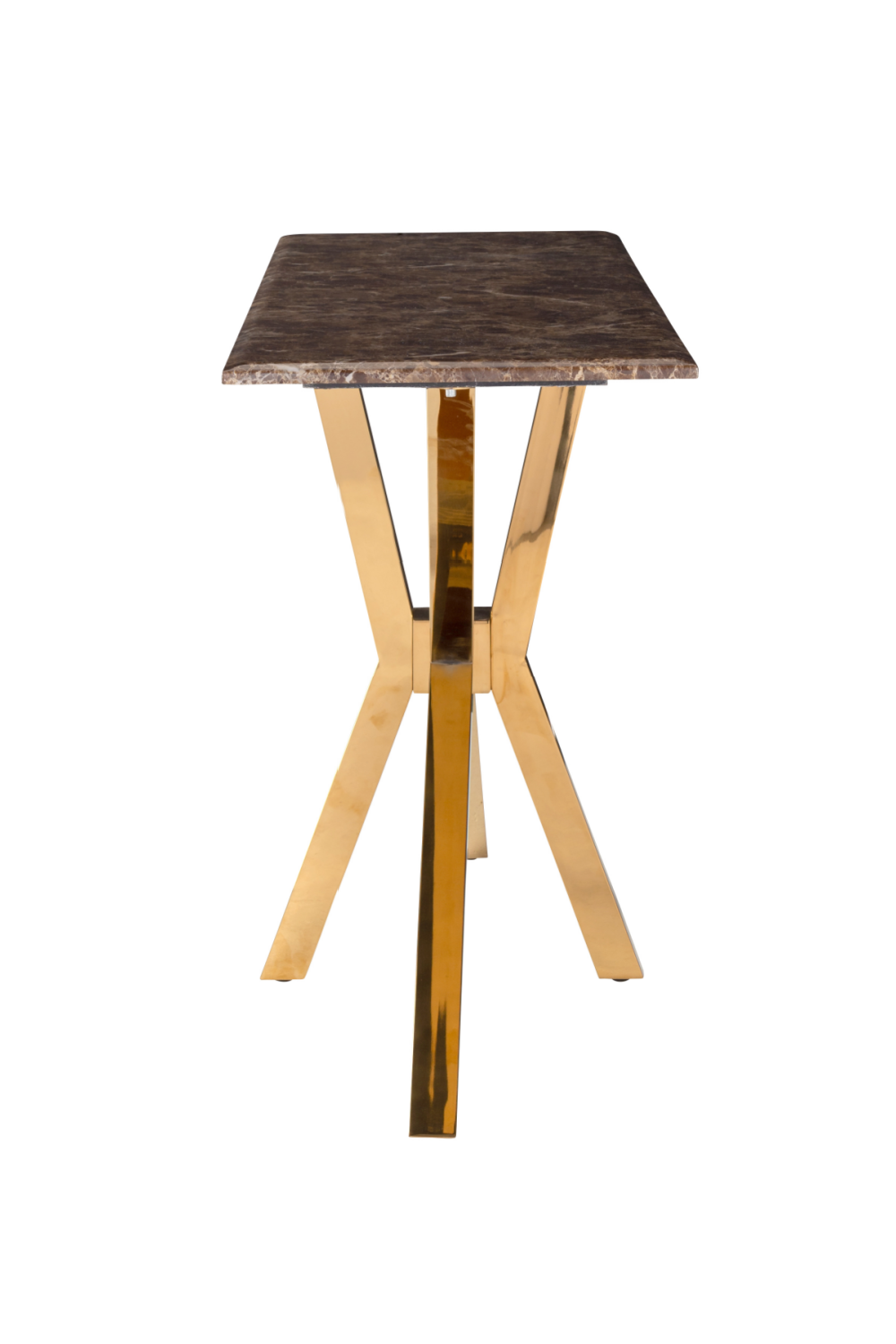 Brown Marble Console Table | Richmond Interiors Conrad | OROA.com