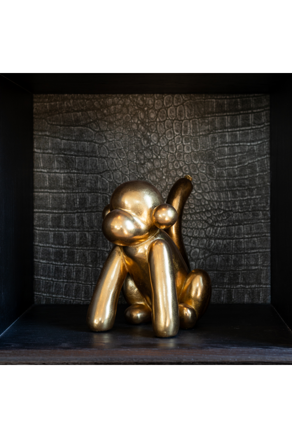 Gold Sculptural Art Decoration | Richmond Interiors Monkey | Oroa.com