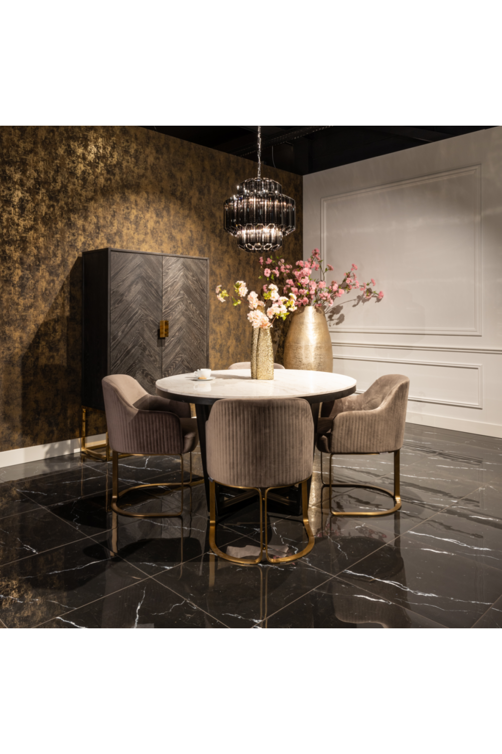 Stone Velvet Modern Armchair | Oroa.com