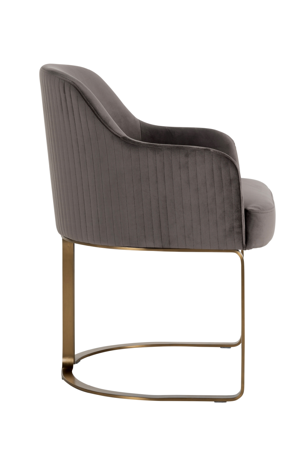 Stone Velvet Modern Armchair | Richmond Interiors Hadley | Oroa.com