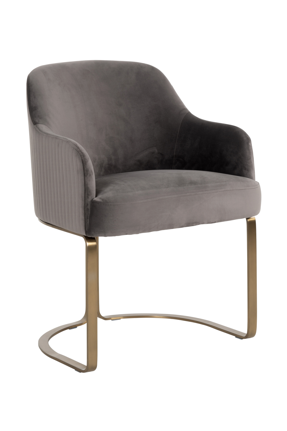 Stone Velvet Modern Armchair | Richmond Interiors Hadley | Oroa.com