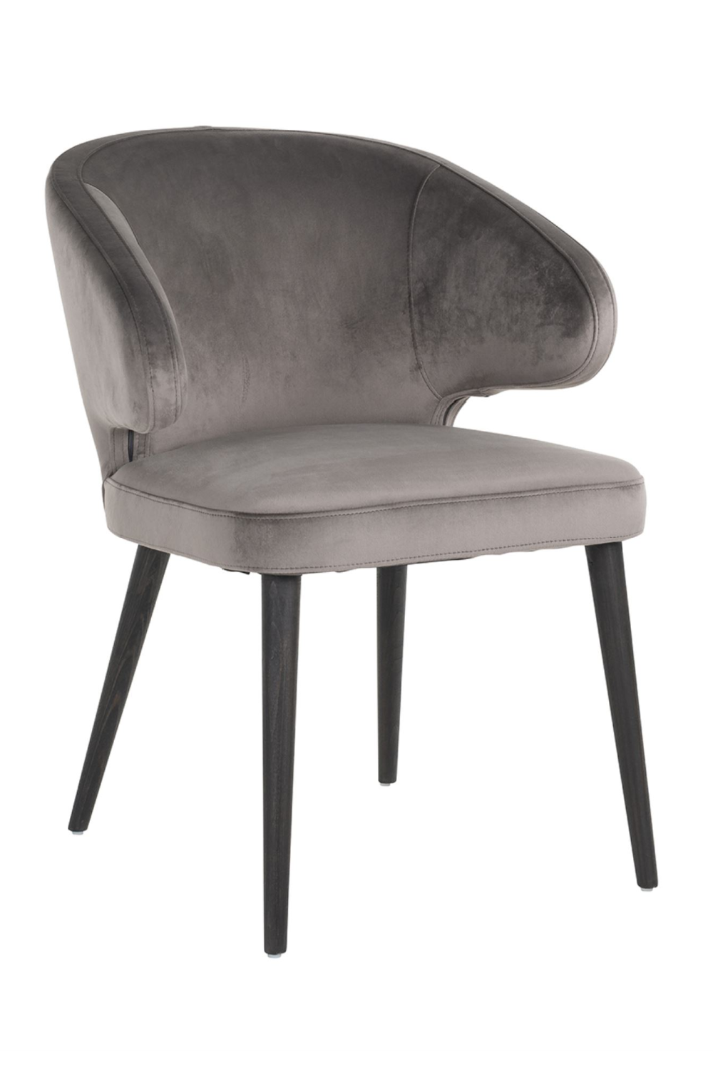 Velvet Upholstered Dining Chair | Richmond Interiors Indigo | Oroa.com