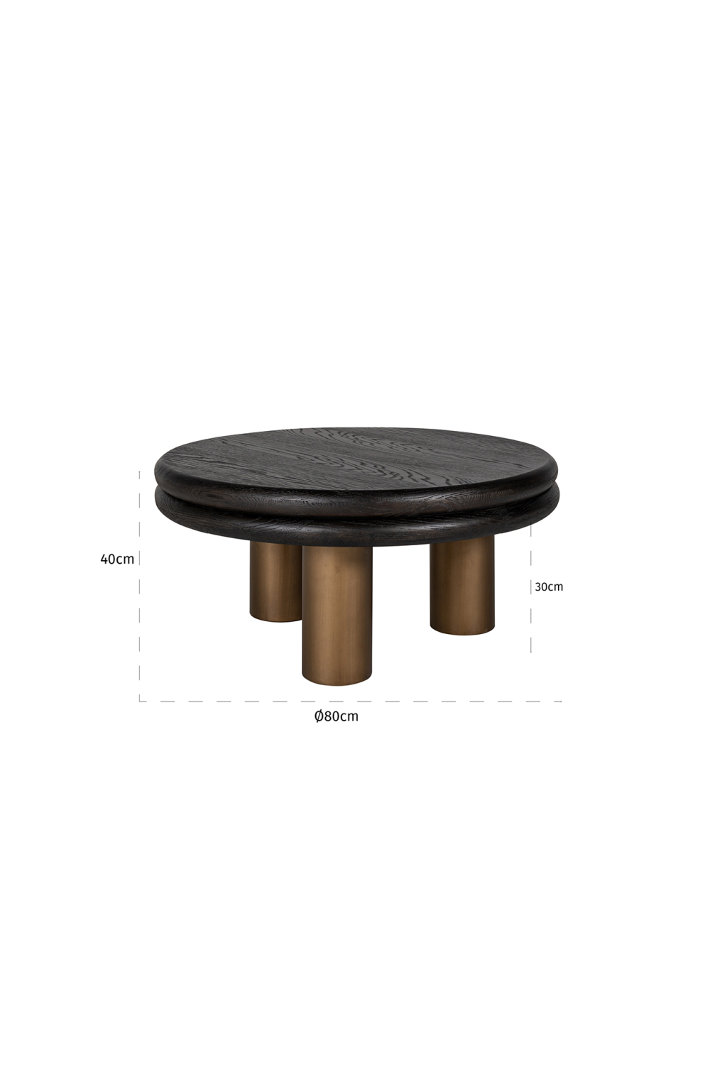 Metal Tripod Coffee Table | Richmond Interiors Macaron | Oroa.com