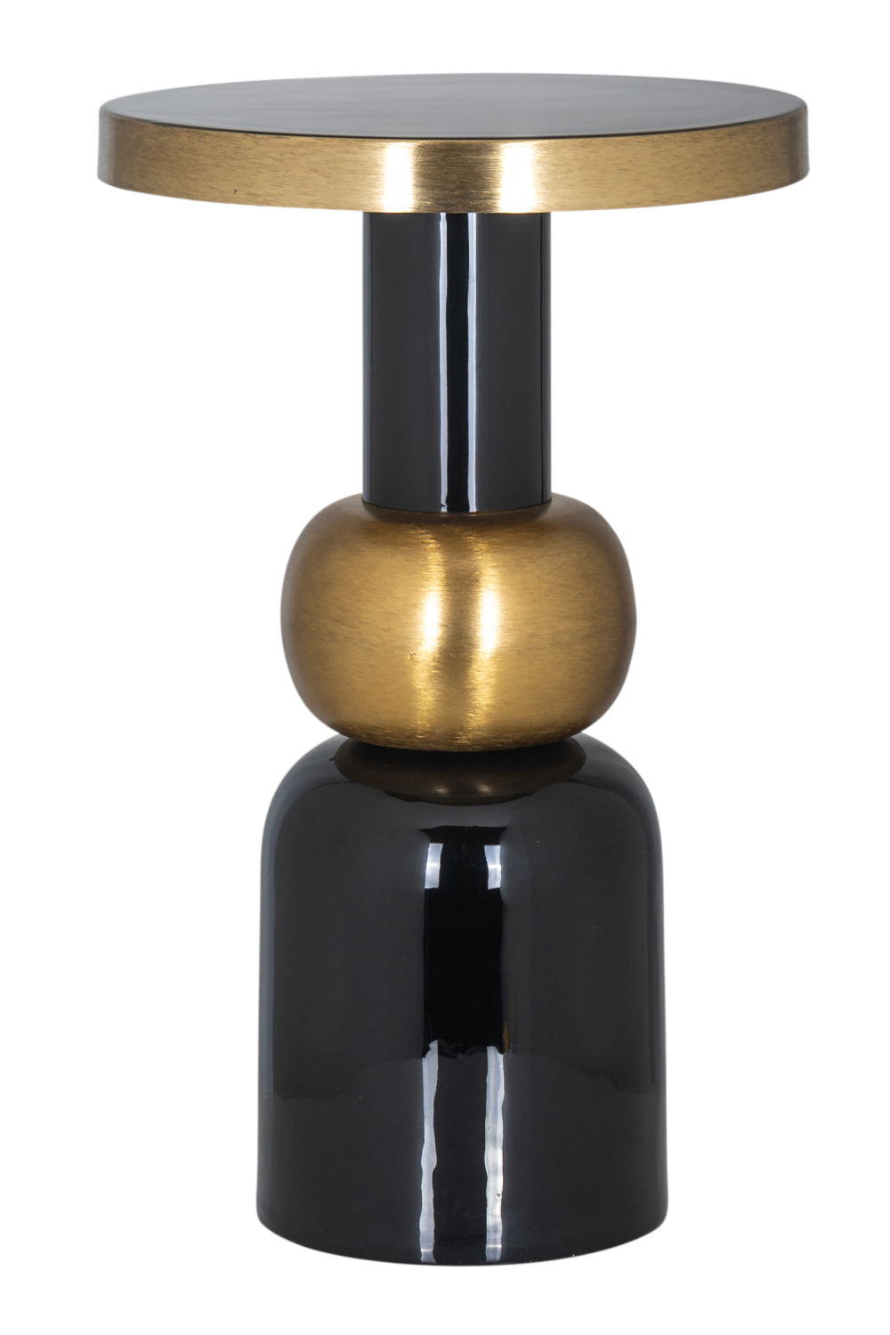 Black Pedestal End Table | Richmond Interiors Mose | Oroa.com