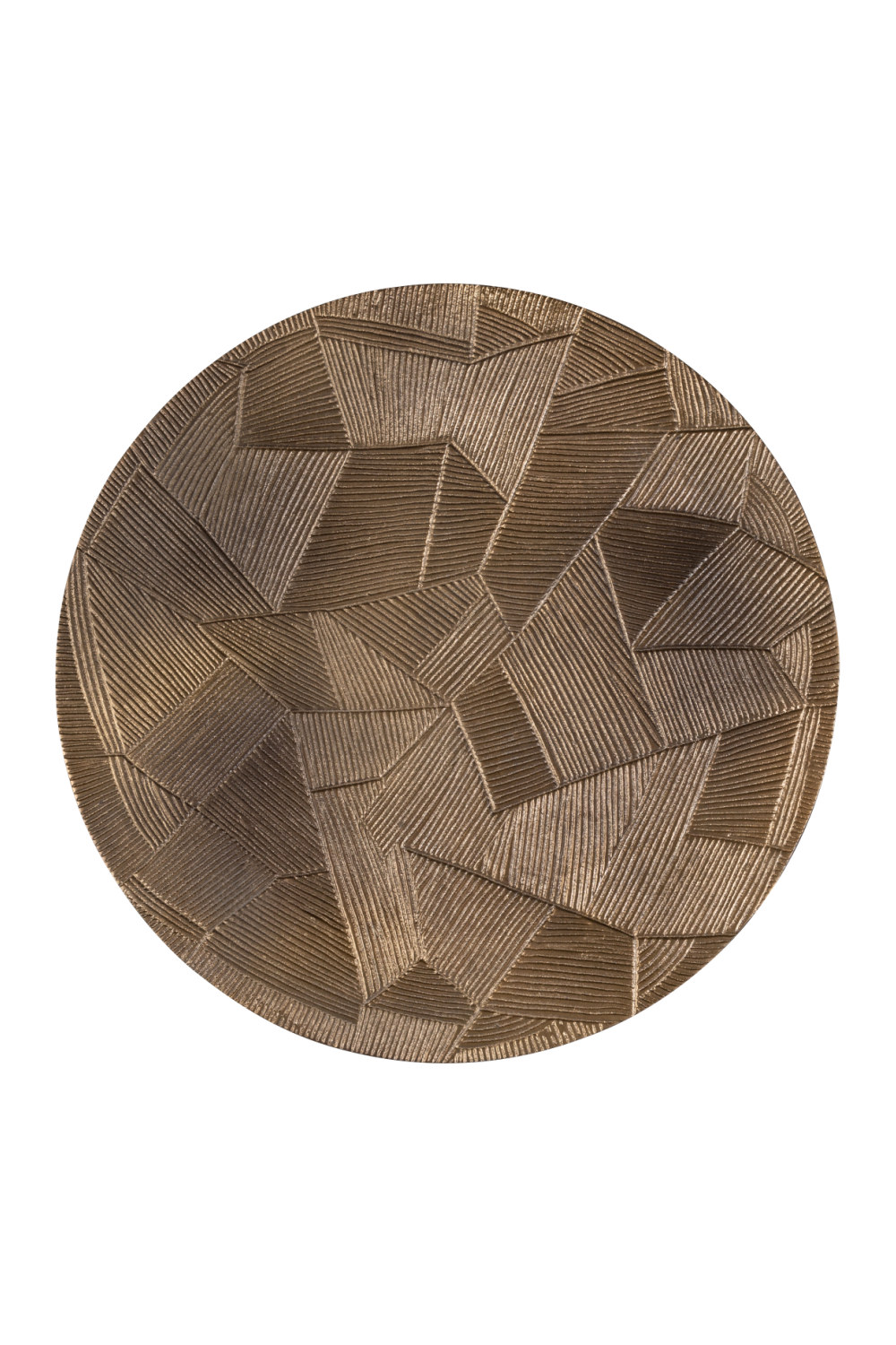 Round Gold Nested End Tables (2) | Oroa.com