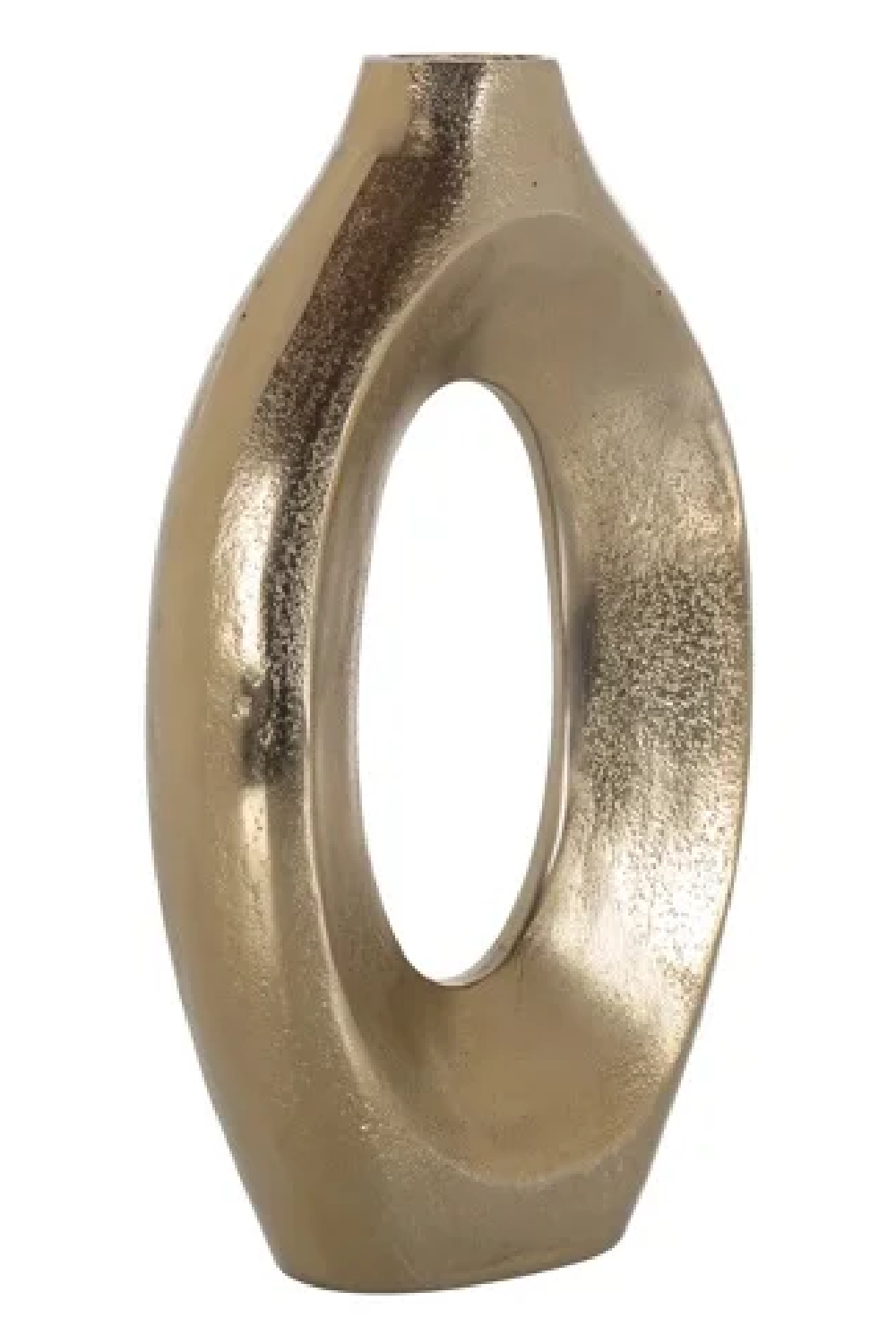 Brushed Gold Modern Vase | Richmond Interiors Alma | Oroa.com