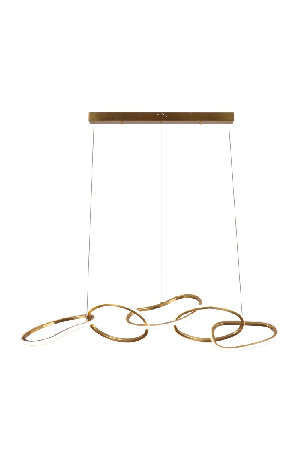 Golden Looped Hanging Lamp | Richmond Interiors Flyn | Oroa.com
