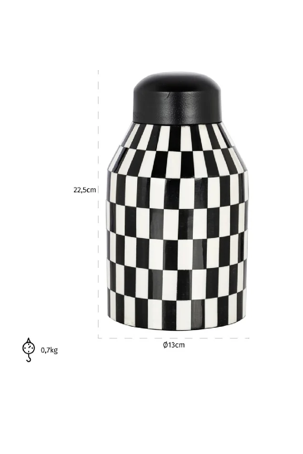 Black & White Jar | Richmond Interiors Malou | Oroa.com