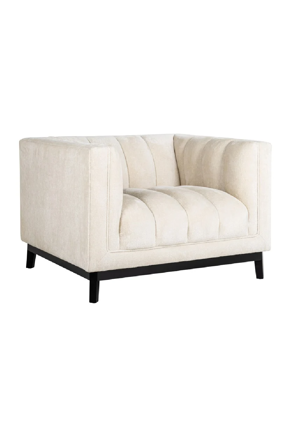 White Chenille Easy Chair | Richmond Interiors Beaudy | Oroa.com