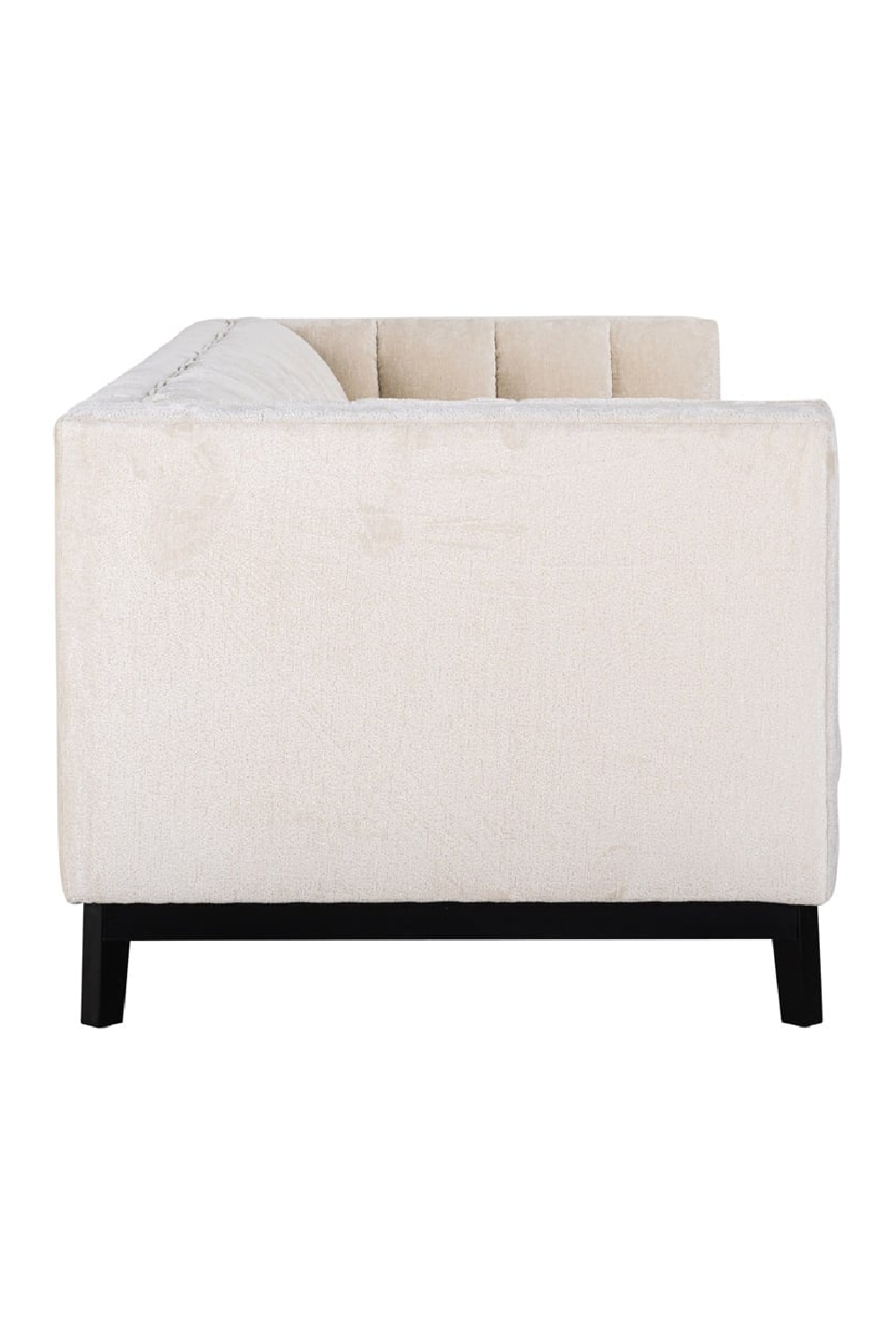 White Chenille Tufted Sofa | Richmond Interiors Beaudy | Oroa.com