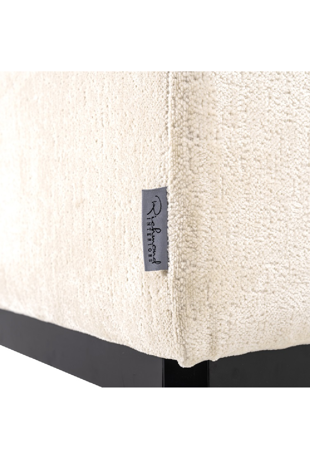 White Chenille Tufted Sofa | Richmond Interiors Beaudy | Oroa.com