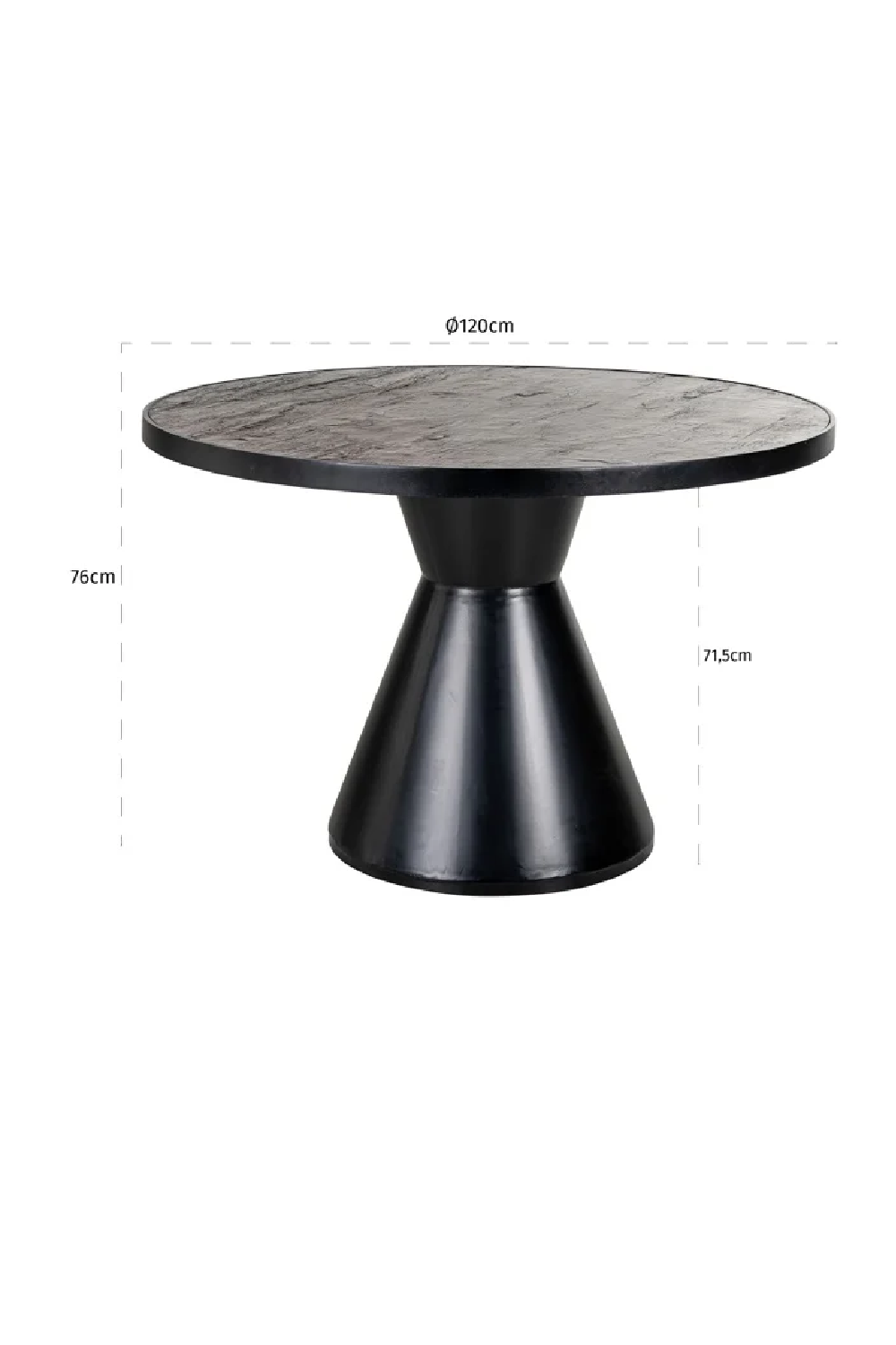 Round Stone Dining Table | Richmond Interiors Russell | Oroa.com