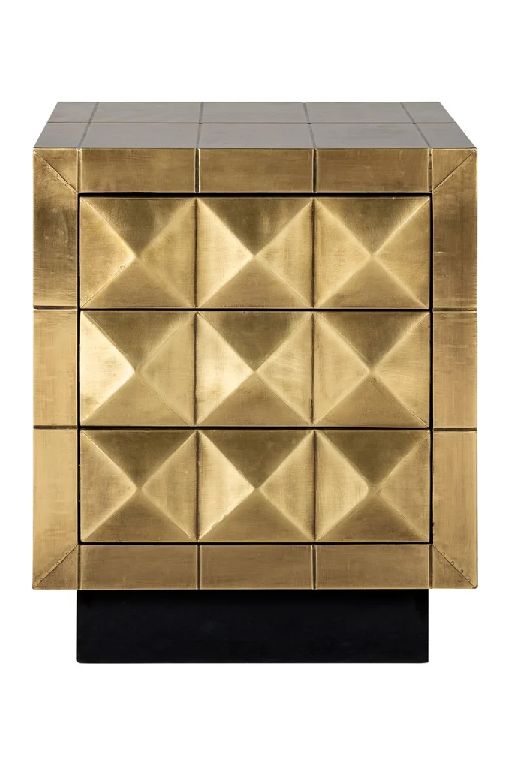 Gold Faceted Cabinet | Richmond Interiors Collada | Oroa.com