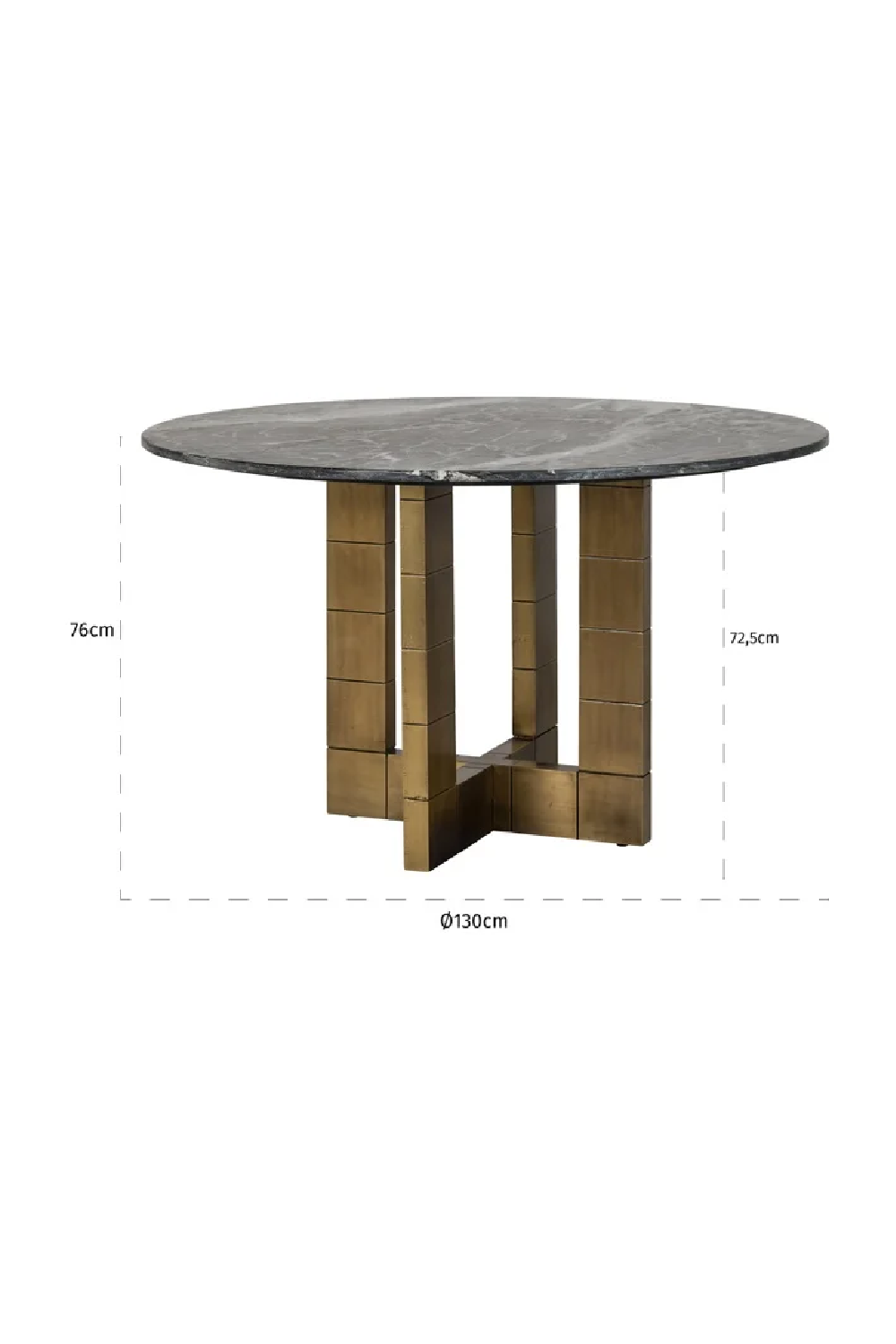 Round Marble Dining Table | Richmond Interiors Collada | Oroa.com