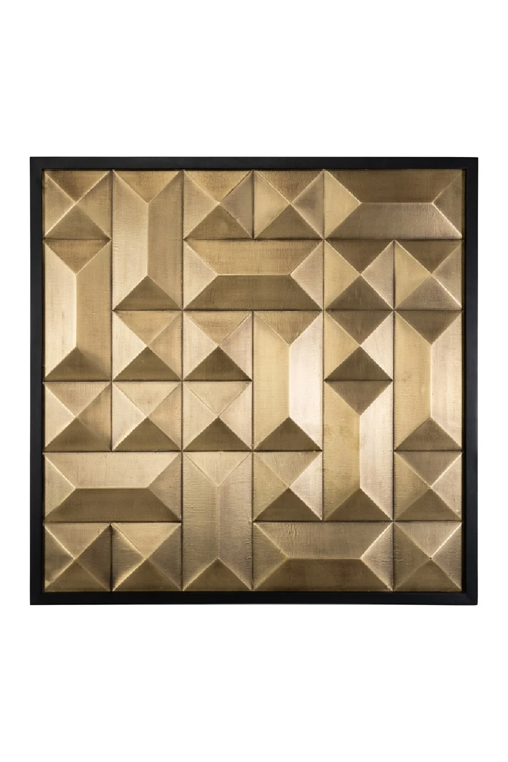 Gold Faceted Wall Art | Richmond Interiors Tetro | Oroa.com