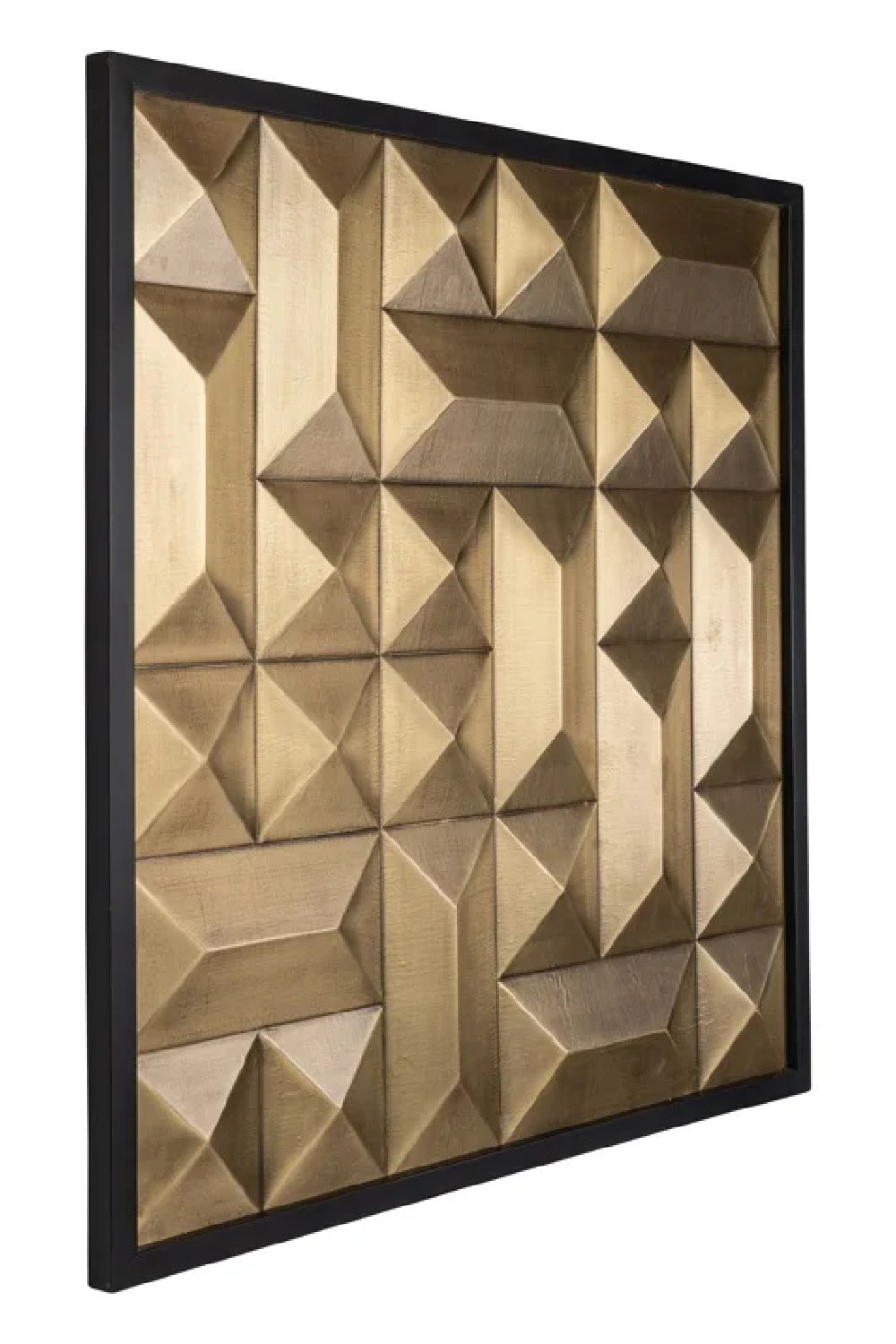 Gold Faceted Wall Art | Richmond Interiors Tetro | Oroa.com
