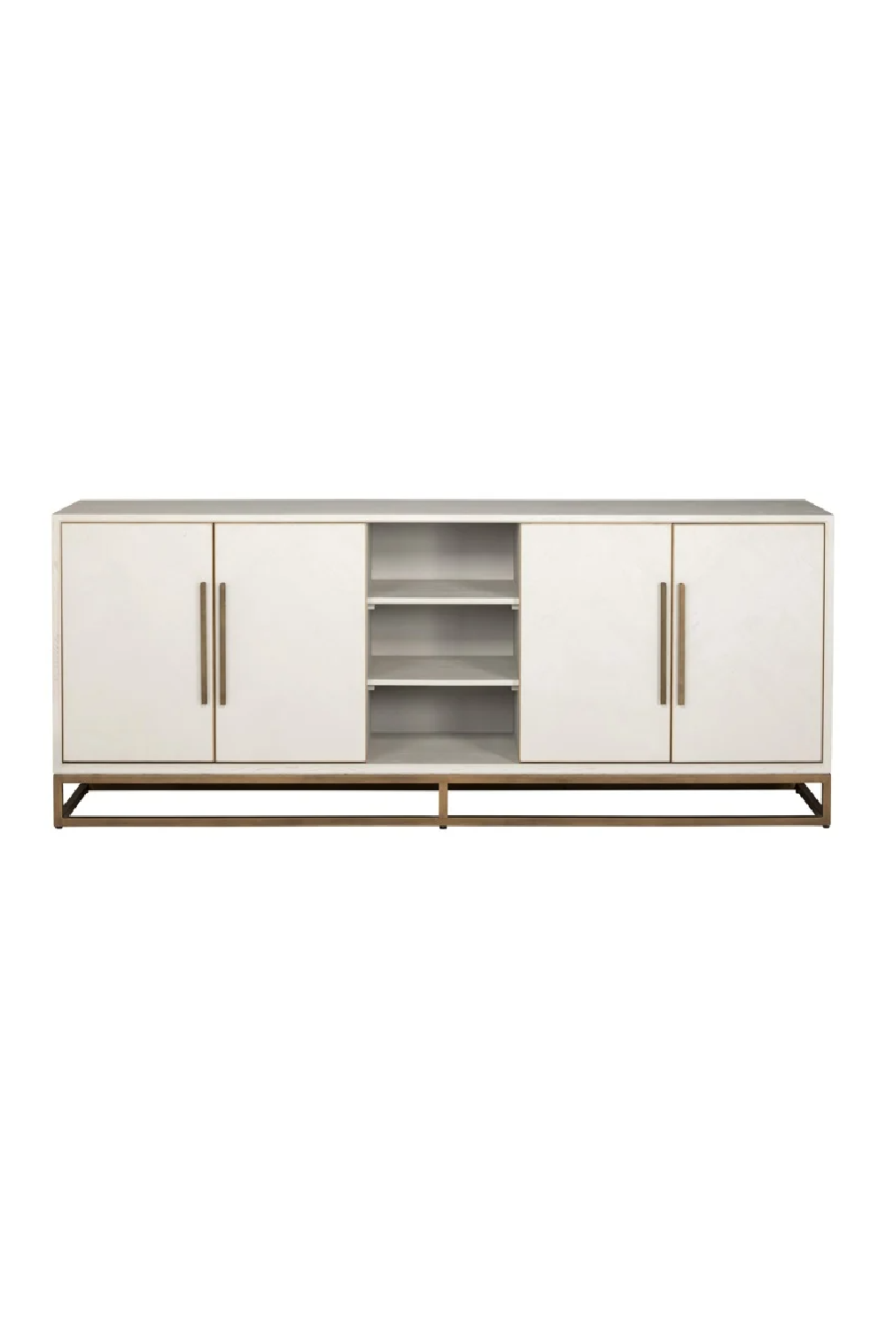 Oak 4-Door Sideboard | Richmond Interiors Whitebone | Oroa.com