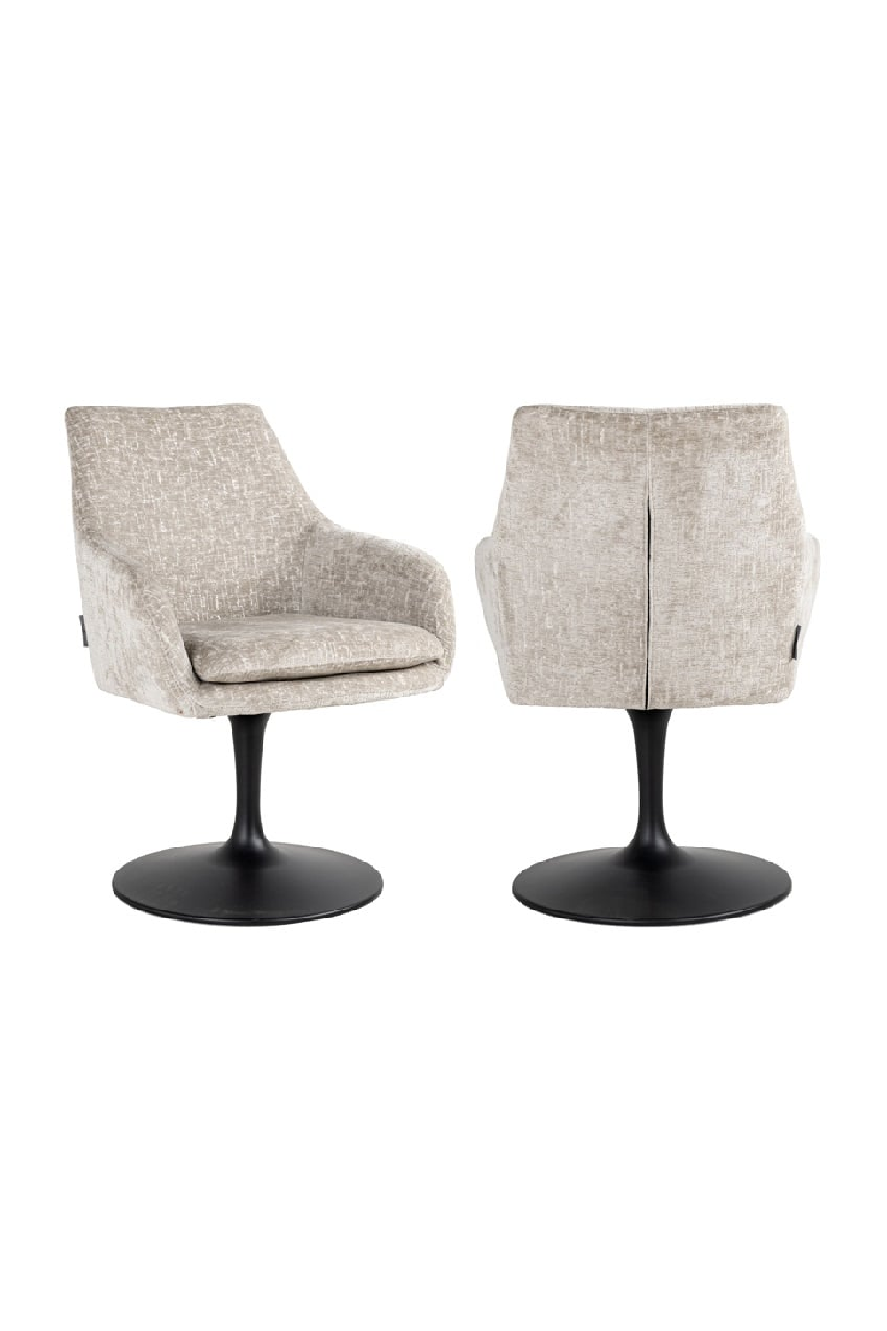 Pedestal Upholstered Swivel Chair | Richmond Interiors Marlon | Oroa.com
