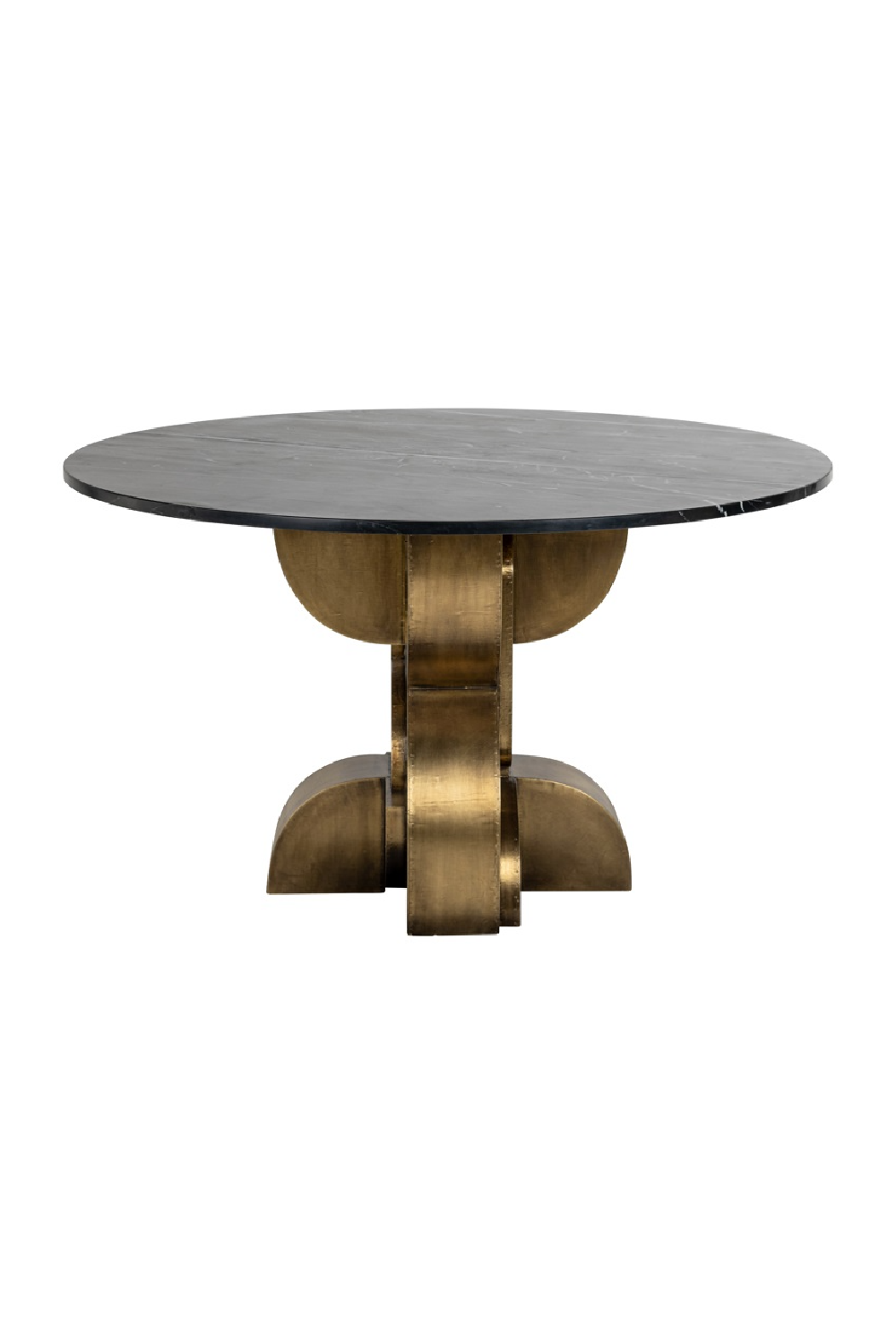 Marble Art Deco Dining Table | Richmond Interiors Maddox | Oroa.com