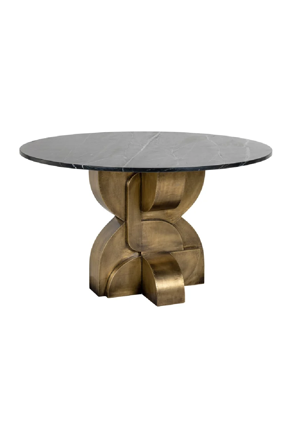 Marble Art Deco Dining Table | Richmond Interiors Maddox | Oroa.com