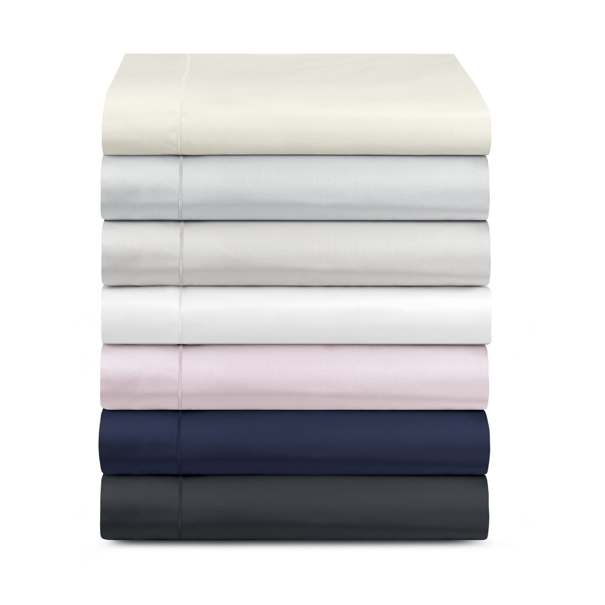 430TC Sateen Hemstitched Flat Sheet | Amalia Home Suave | Oroa.com