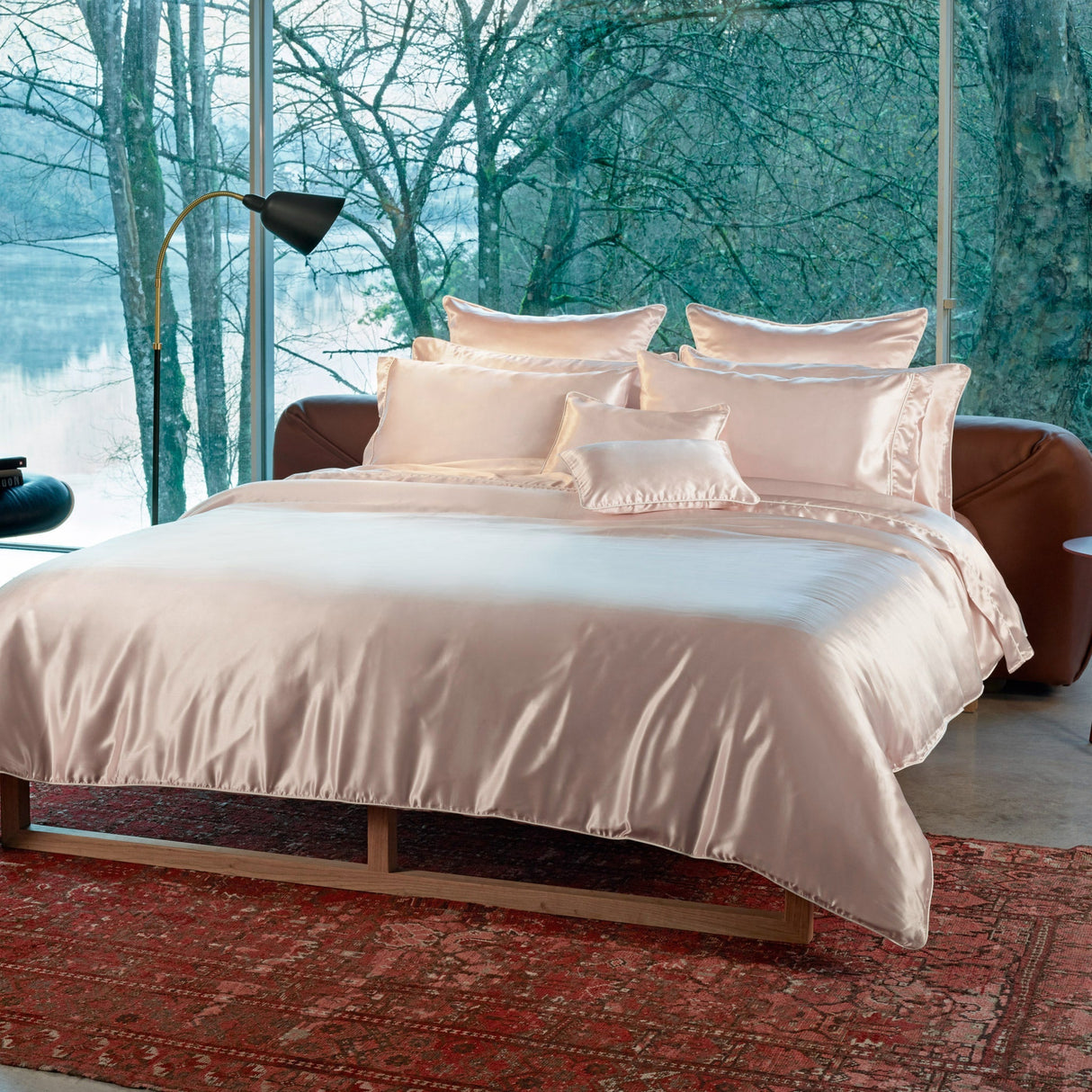 430TC Silk Sateen Duvet Cover | Amalia Home Maria | Oroa.com