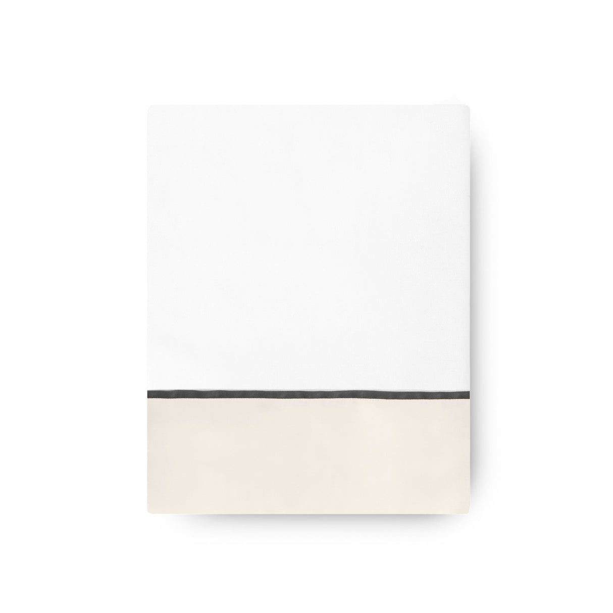 430TC Sateen Bordered Flat Sheet | Amalia Home Ovar | Oroa.com