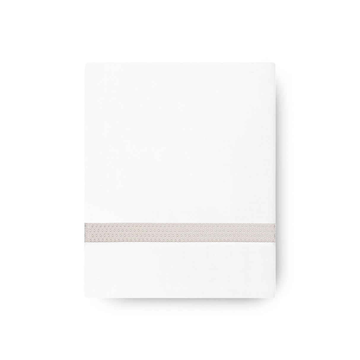 430TC Sateen Laced Flat Sheet | Amalia Home Sónia | Oroa.com