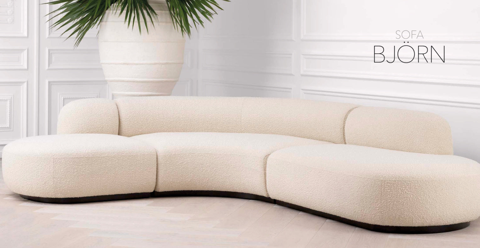 Boucle sofa | Bjorn Eichholtz sofa | oroa.com