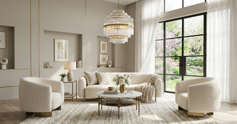   How to Choose a Living Room Chandelier | Oroa.com