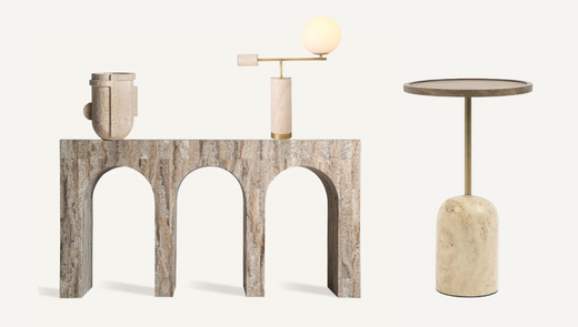 Travertine in Furniture