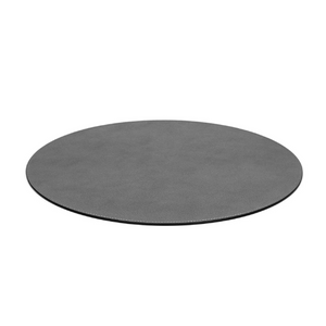 Grained Leather Round Placemat | Pinetti | OROA.com