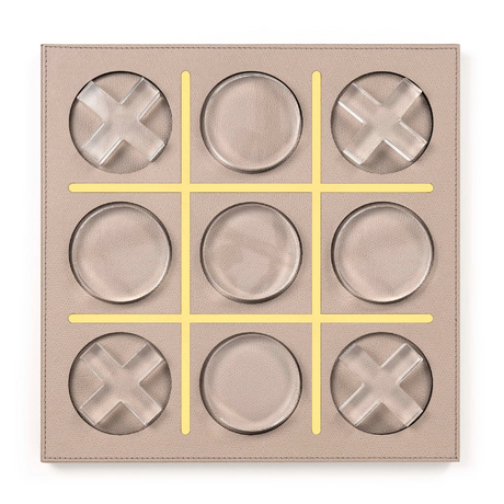 Calf Leather Board Game | Pinetti Boston Tris | OROA.com