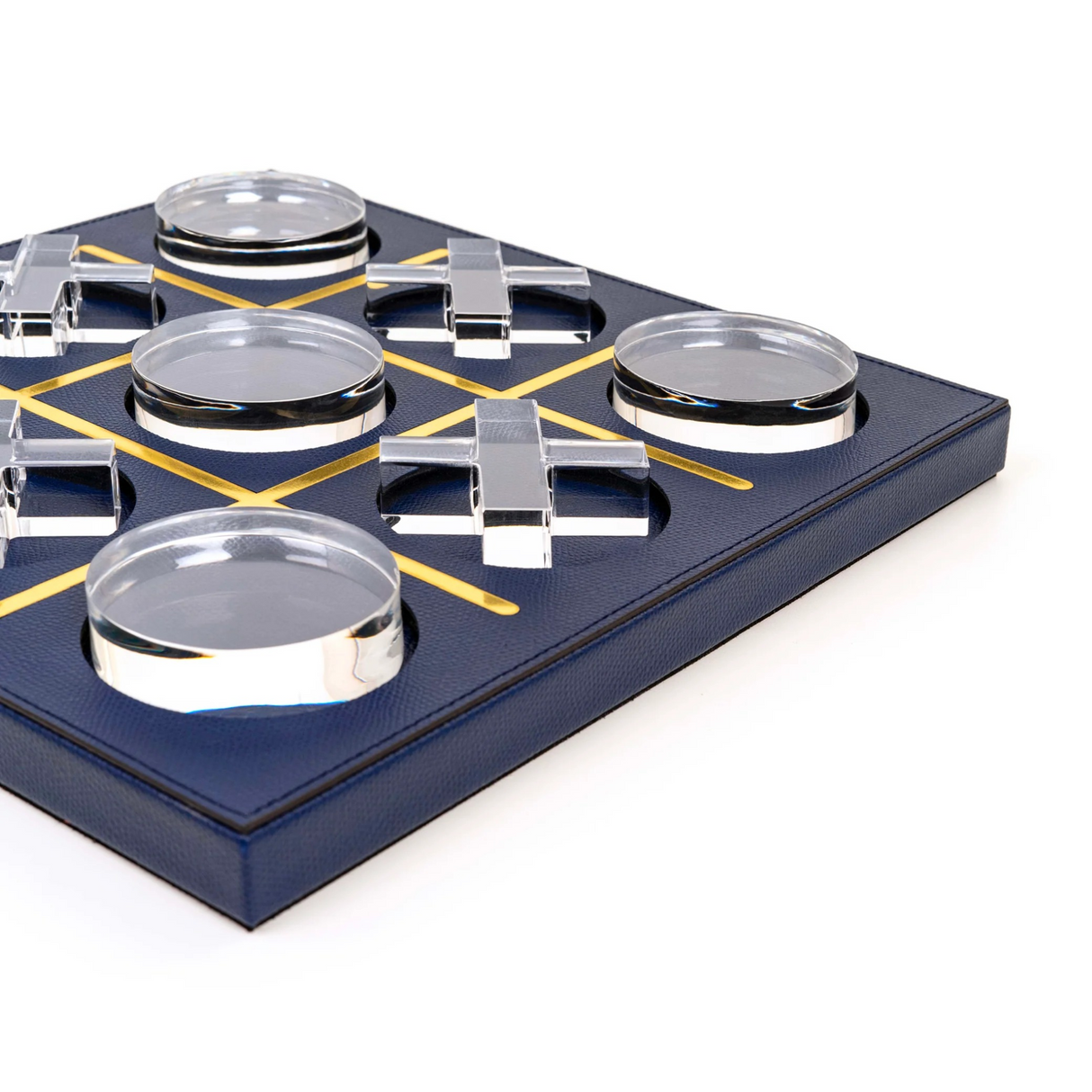 Calf Leather Board Game | Pinetti Boston Tris | OROA.com