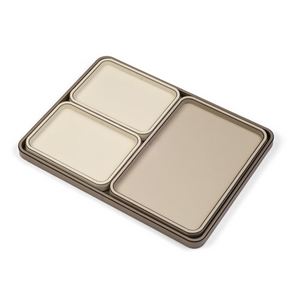 Hand-Stitched Leather Tray | Pinetti Jane | OROA.com