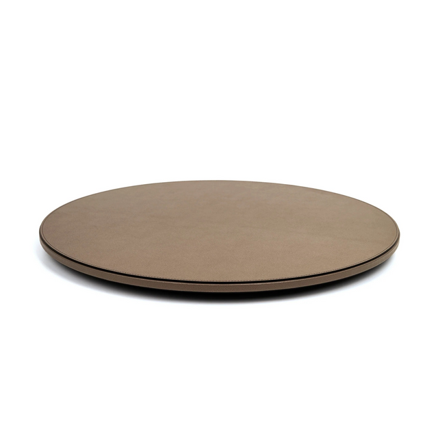 Calf Leather Lazy Susan | Pinetti | OROA.com