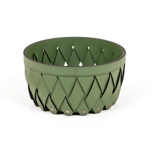 Braided Leather Empty Pocket | Pinetti Canaria | OROA.com