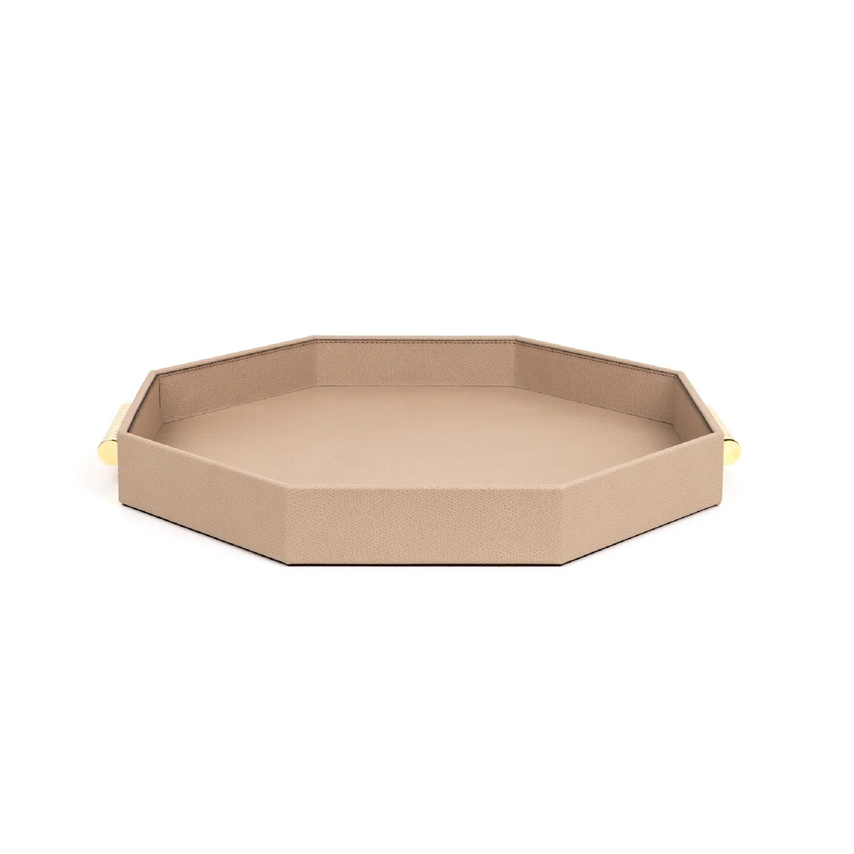 Hexagonal Leather Tray | Pinetti Grace | OROA.com