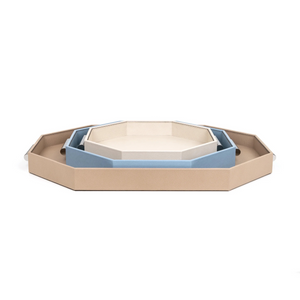 Hexagonal Leather Tray | Pinetti Grace | OROA.com