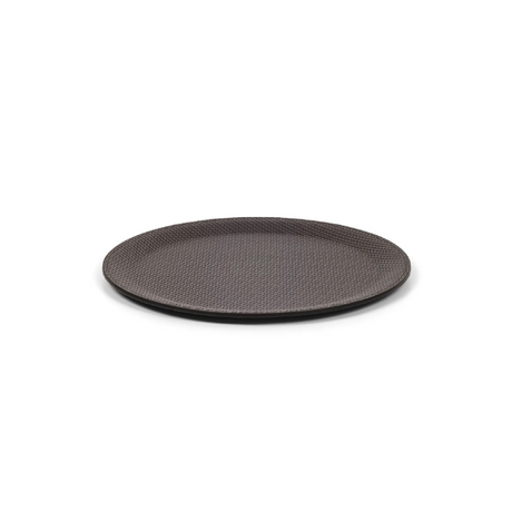 Round Calf Leather Tray | Pinetti Victor | OROA.com