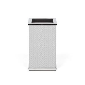 Leather Covered Square Bathroom Set | Pinetti Olimpia | OROA.com