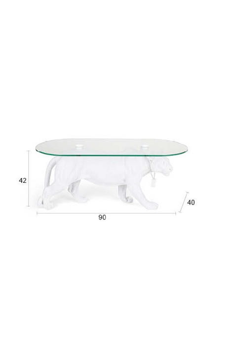 Panther Sculpture Coffee Table | Bold Monkey Dope As Hell | OROA.com