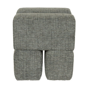   Modern European furniture - Cube-Shaped 4-Block Stool - www.oroa.com | Oroa.com