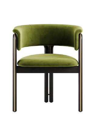 Metal Detail Curved Dining Chair | Morpho By Tomorrowland Volita | Oroa.com