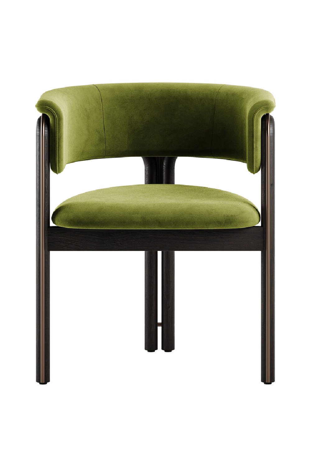 Metal Detail Curved Dining Chair | Morpho By Tomorrowland Volita | Oroa.com