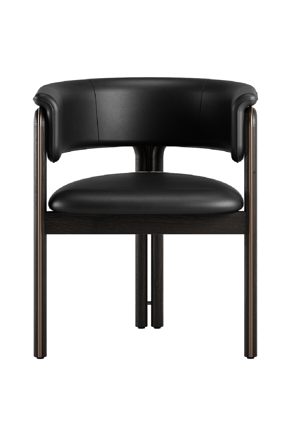 Metal Detail Curved Dining Chair | Morpho By Tomorrowland Volita | Oroa.com