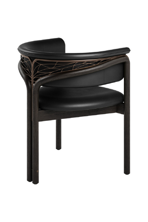 Metal Detail Curved Dining Chair | Morpho By Tomorrowland Volita | Oroa.com